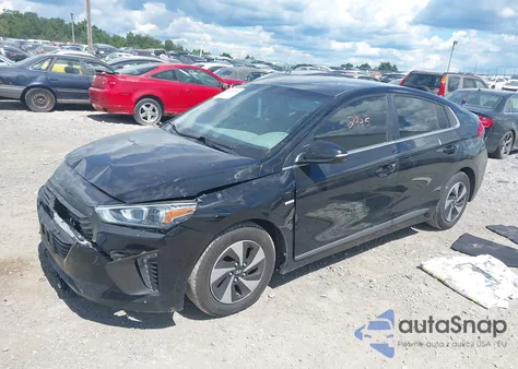 2018 Hyundai Ioniq Hybrid Sel from USA, damaged, VIN KMHC75LC4JU060560